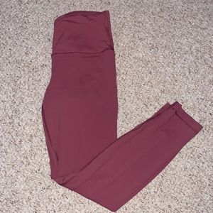 Reflex | Maroon Workout Leggings